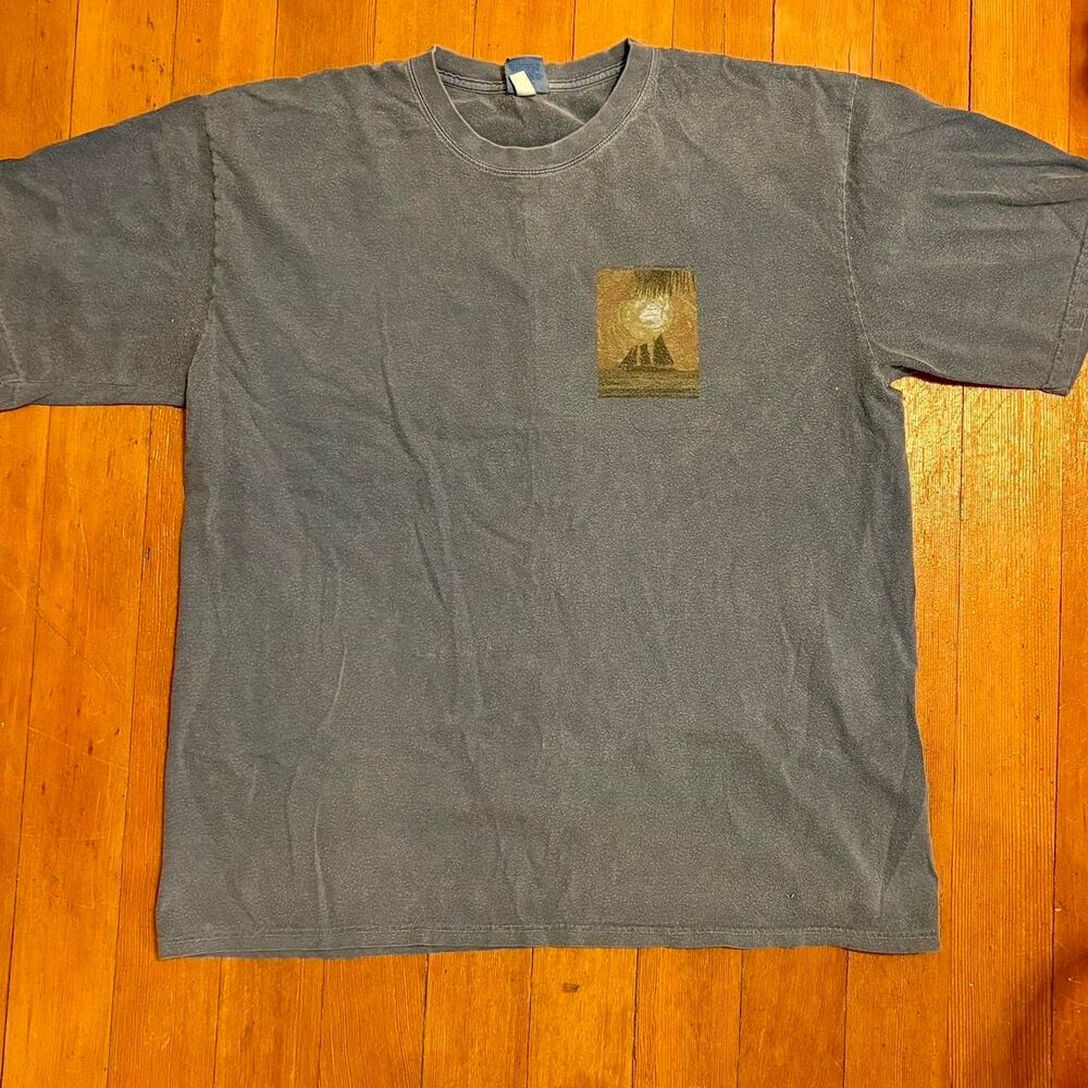 Vintage 90s Hawaii Graphic Blue/Grey T-shirt (XL)